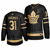 Maple Leafs 31 Frederik Andersen Black With Special Glittery Logo Adidas Jersey Dzhi,baseball caps,new era cap wholesale,wholesale hats